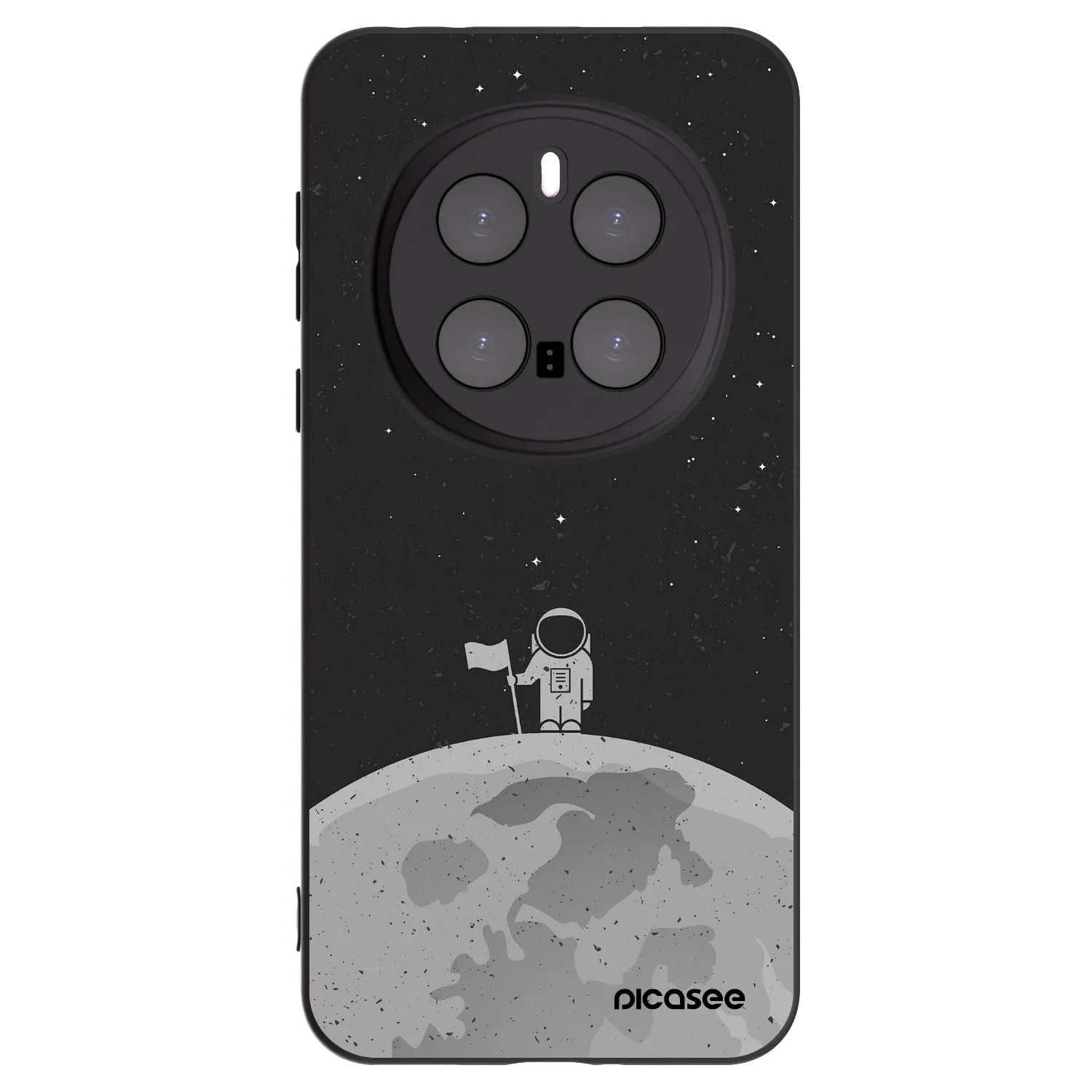 Picasee fekete szilikon tok az alábbi mobiltelefonokra Honor Magic7 Pro 5G - Astronaut
