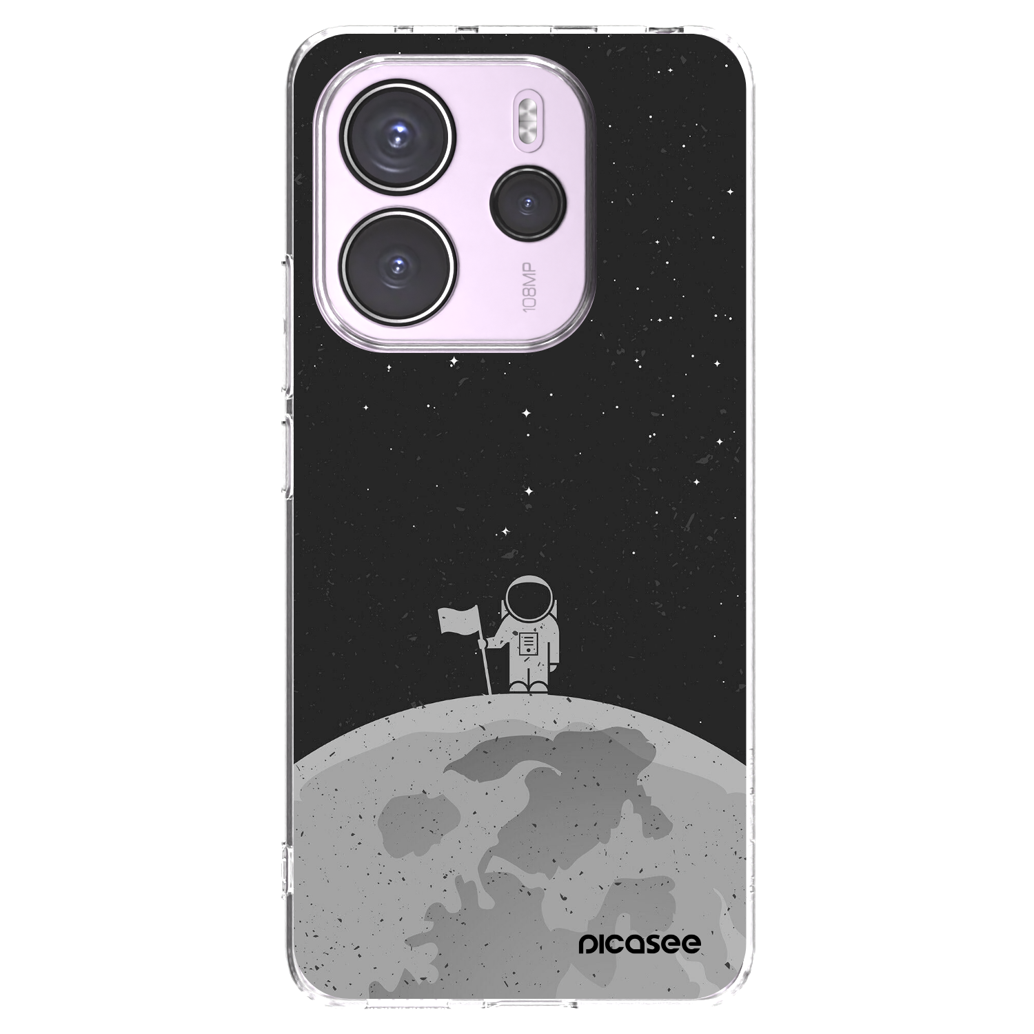 Picasee átlátszó szilikon tok az alábbi mobiltelefonokra Xiaomi Redmi Note 14 4G - Astronaut