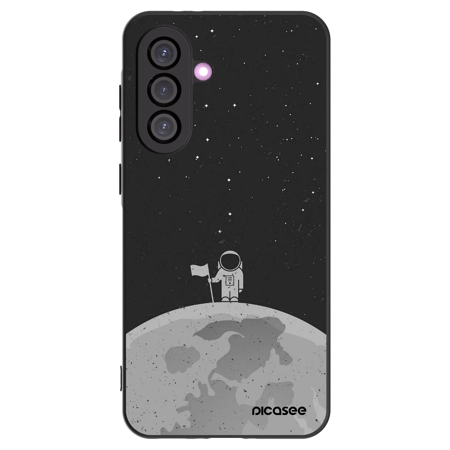Picasee fekete szilikon tok az alábbi mobiltelefonokra Samsung Galaxy A56 5G A566B - Astronaut