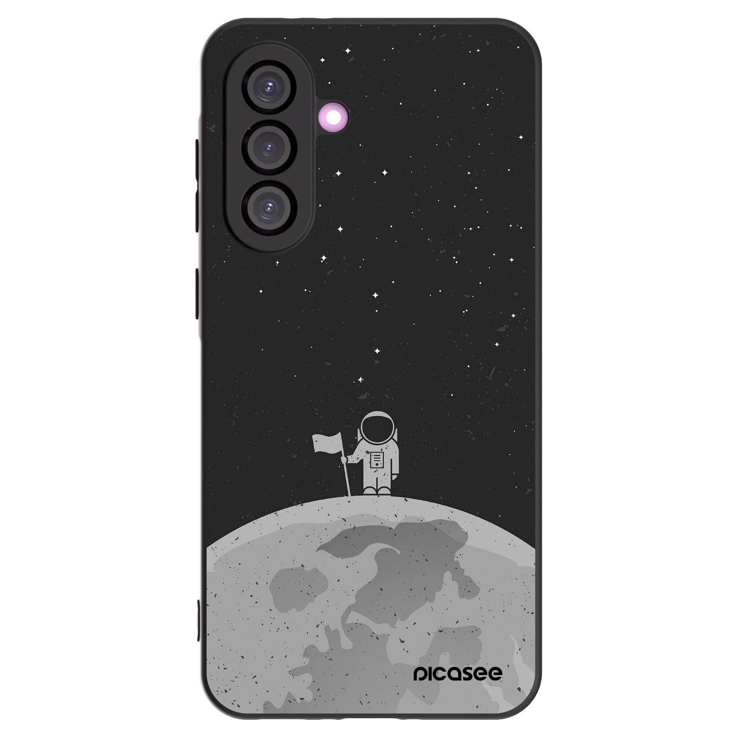 Picasee fekete szilikon tok az alábbi mobiltelefonokra Samsung Galaxy A36 5G - Astronaut