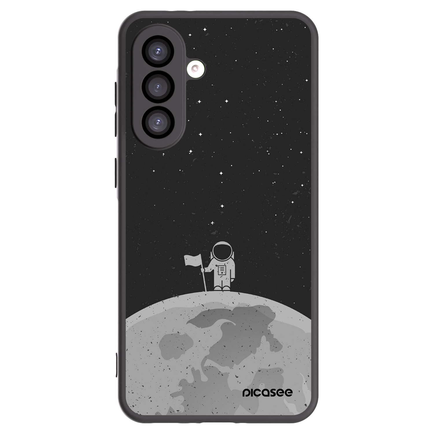 Picasee fekete szilikon tok az alábbi mobiltelefonokra Samsung Galaxy A26 5G A266B - Astronaut