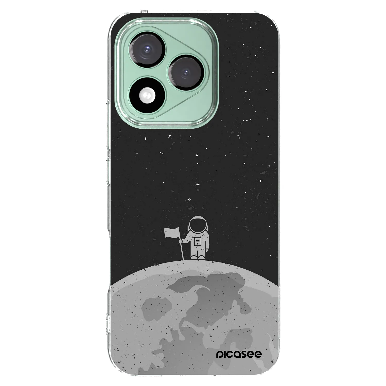 Picasee átlátszó szilikon tok az alábbi mobiltelefonokra Honor 400 Lite 5G - Astronaut