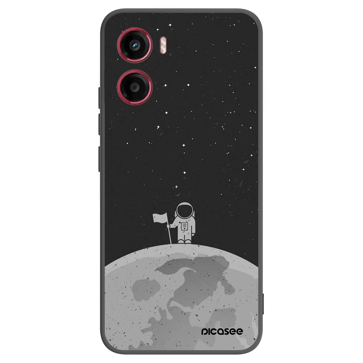 Picasee fekete szilikon tok az alábbi mobiltelefonokra Motorola Moto G05 - Astronaut