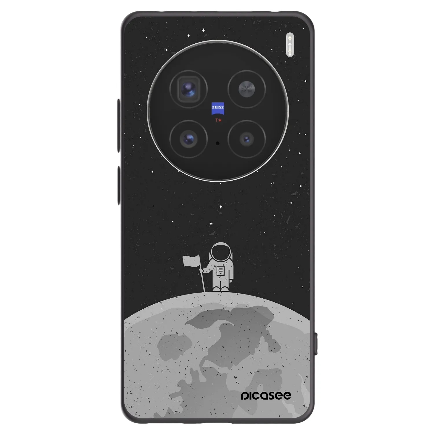 Picasee fekete szilikon tok az alábbi mobiltelefonokra Vivo X200 Pro - Astronaut