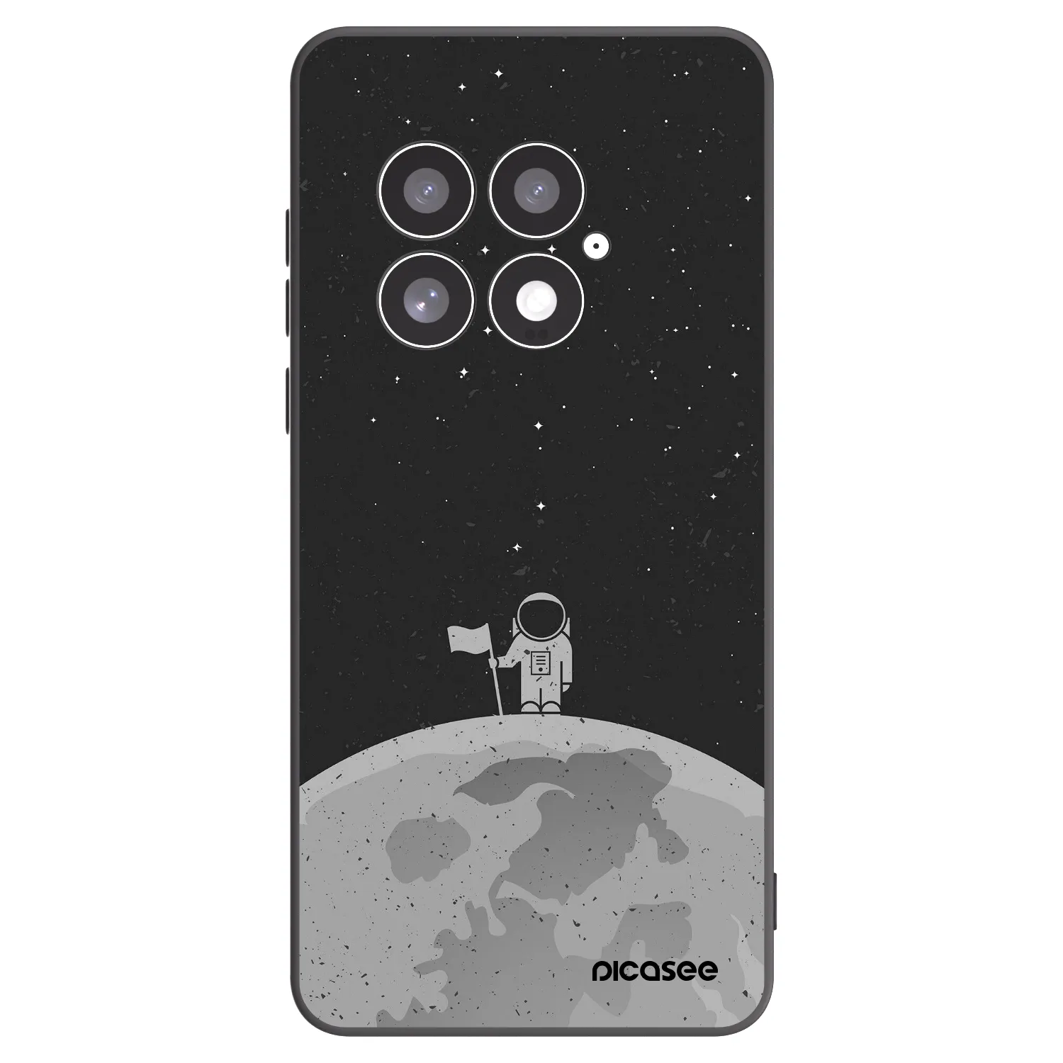 Picasee fekete szilikon tok az alábbi mobiltelefonokra OnePlus 13 5G - Astronaut