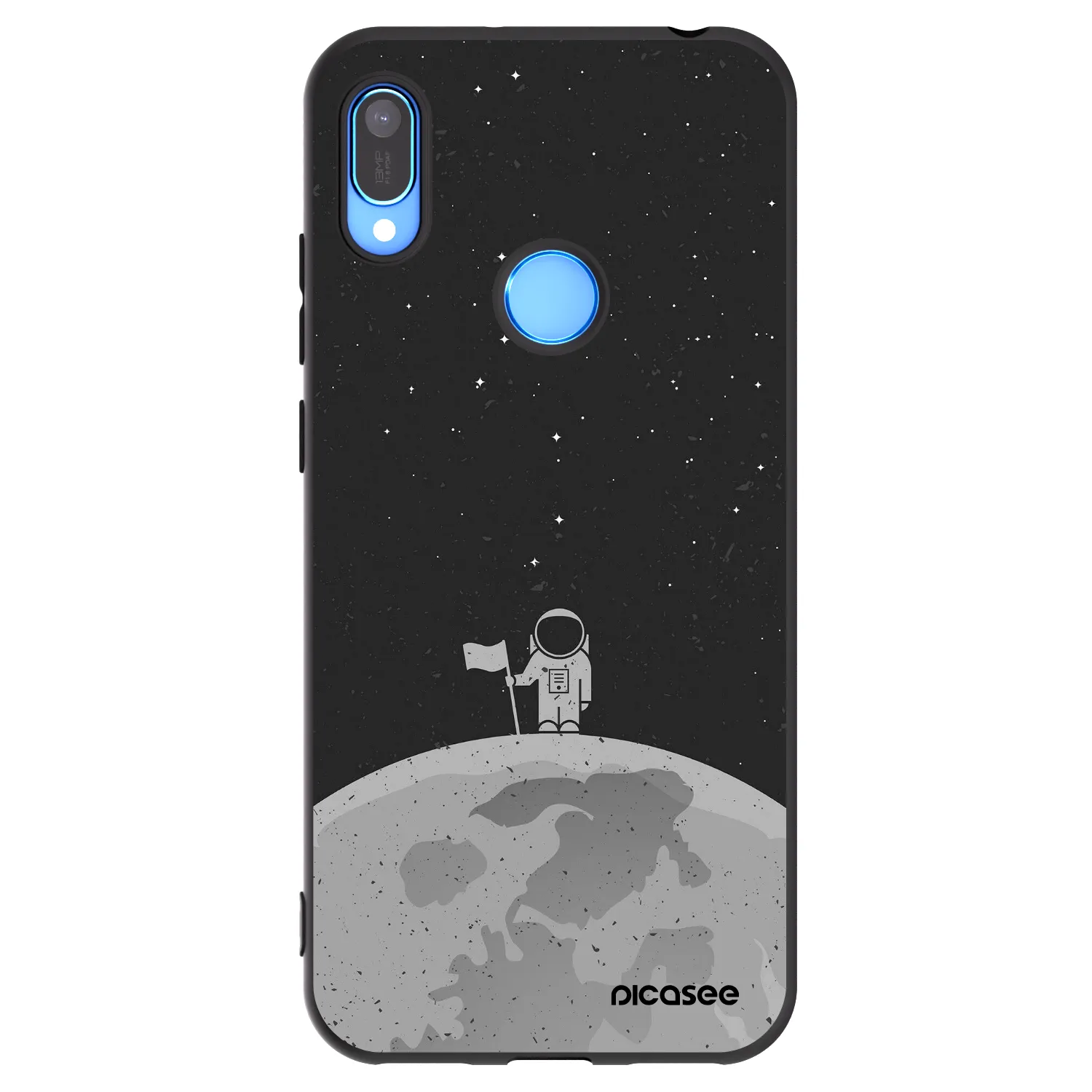 Picasee fekete szilikon tok az alábbi mobiltelefonokra Huawei Y6 2019 - Astronaut