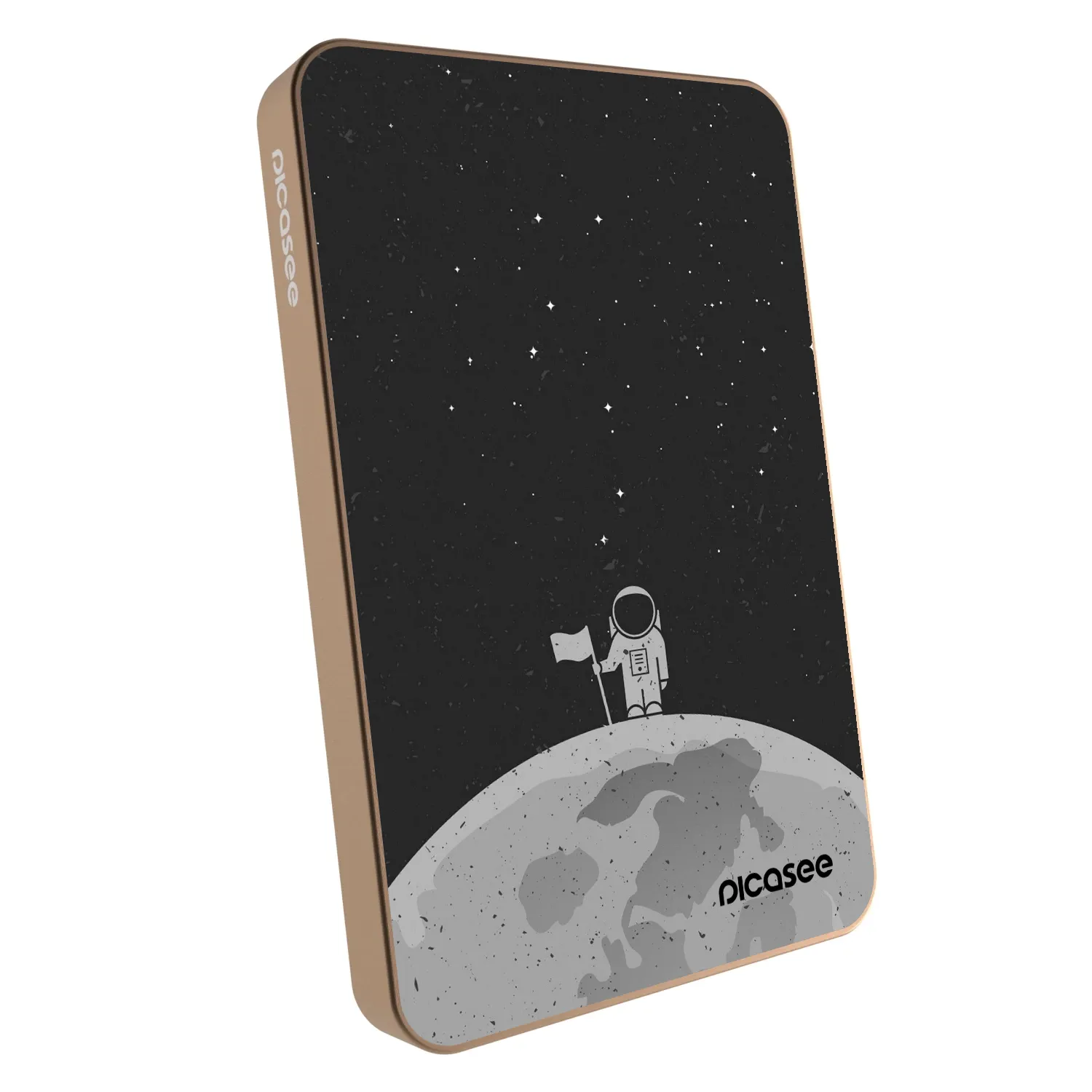 Picasee Powerbank MagSafe 5 000 mAh Aranysárga - Astronaut