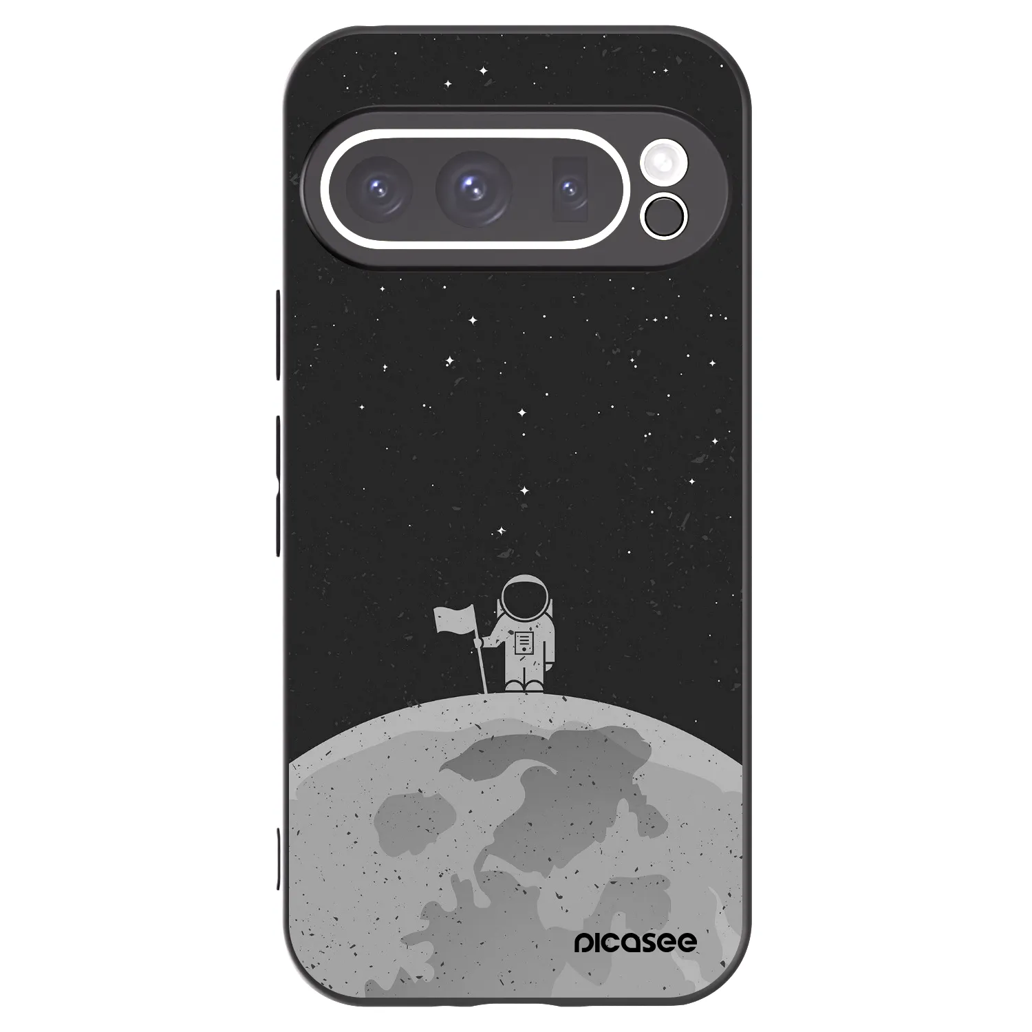 Picasee fekete szilikon tok az alábbi mobiltelefonokra Google Pixel 9 Pro XL - Astronaut