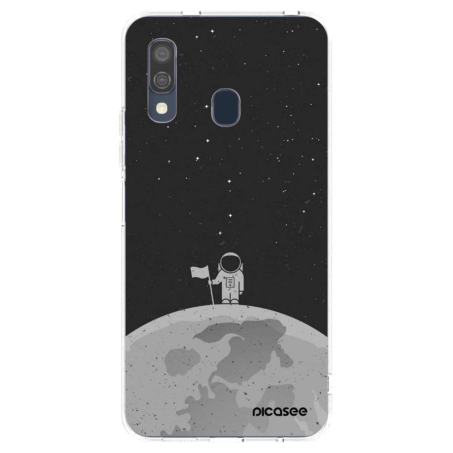 Picasee átlátszó szilikon tok az alábbi mobiltelefonokra Samsung Galaxy A40 A405F - Astronaut