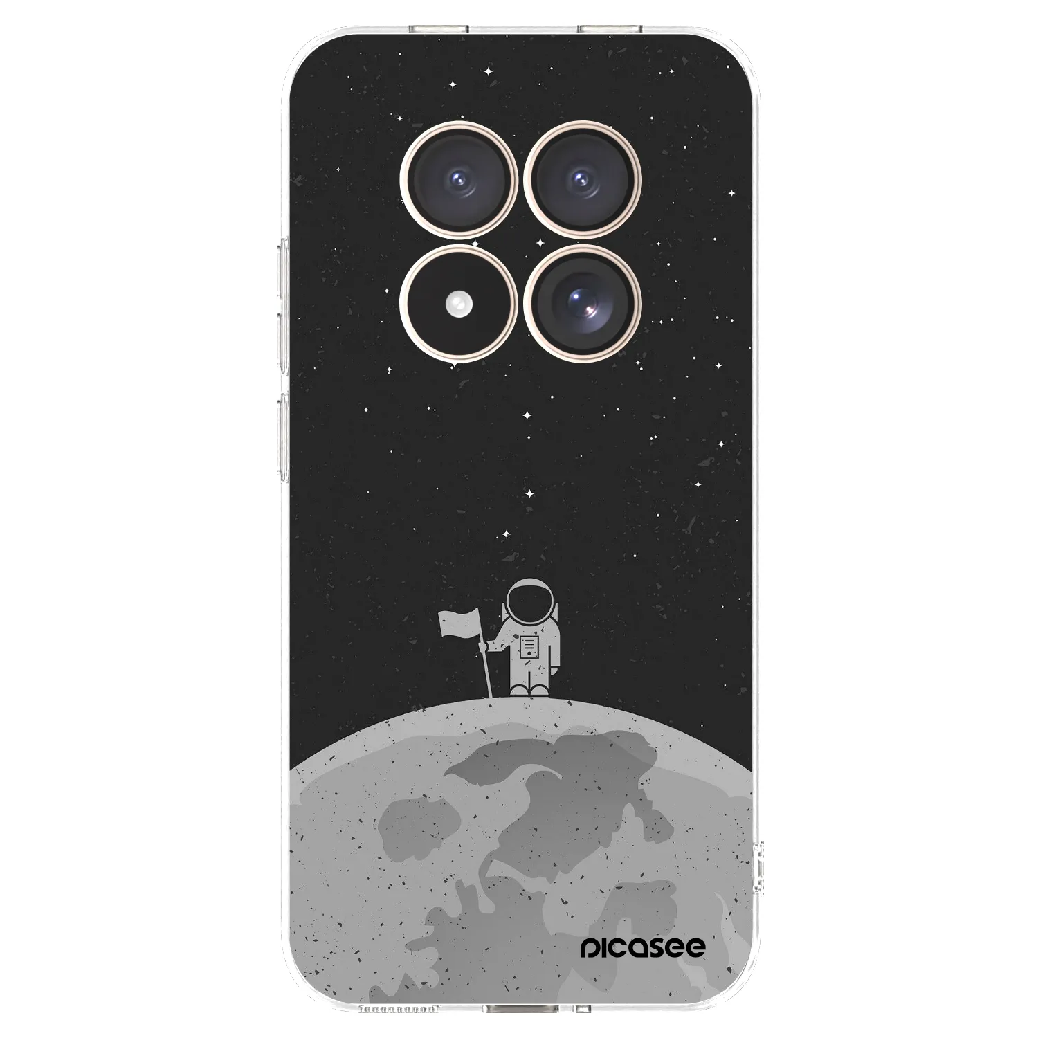 Picasee átlátszó szilikon tok az alábbi mobiltelefonokra Xiaomi Redmi Note 15 Pro 4G - Astronaut