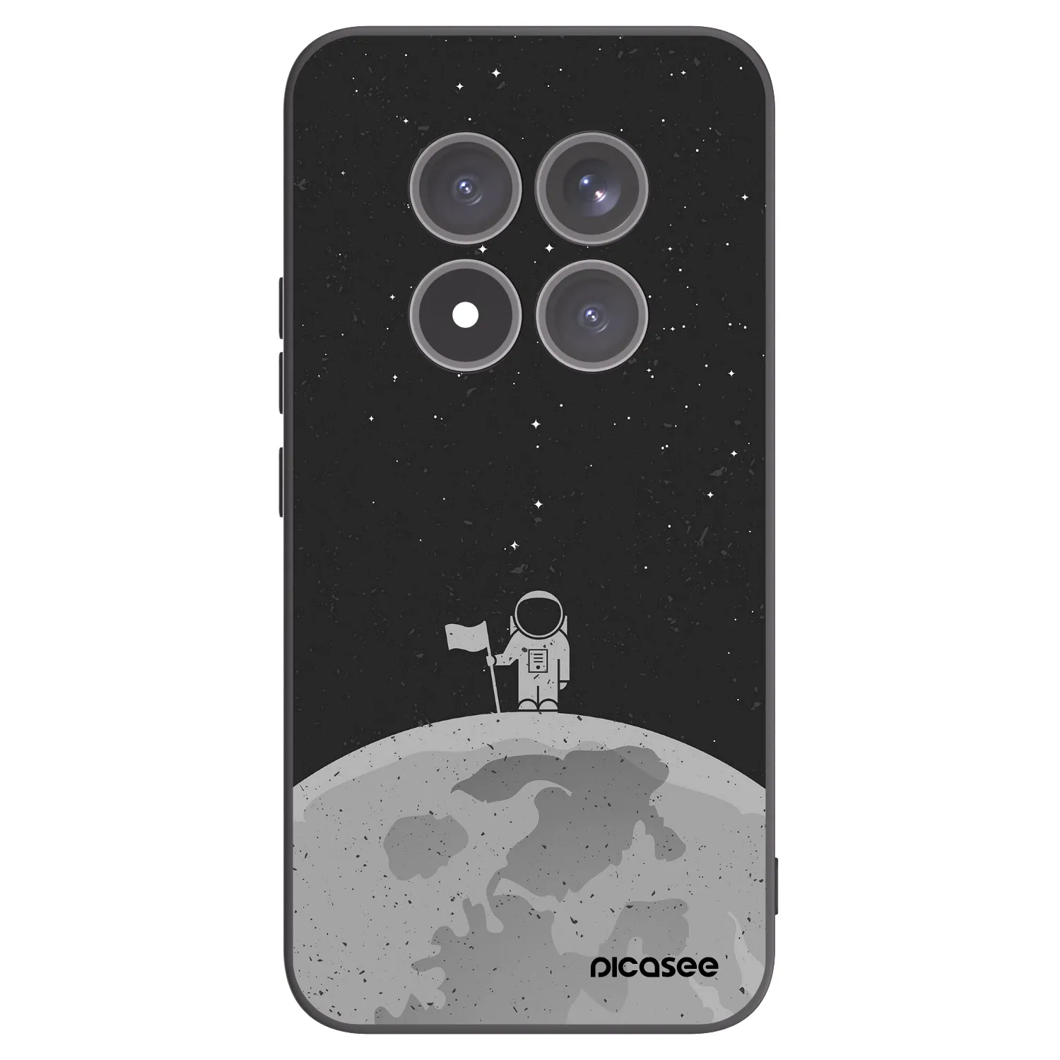Picasee fekete szilikon tok az alábbi mobiltelefonokra Xiaomi Redmi Note 15 Pro+ - Astronaut