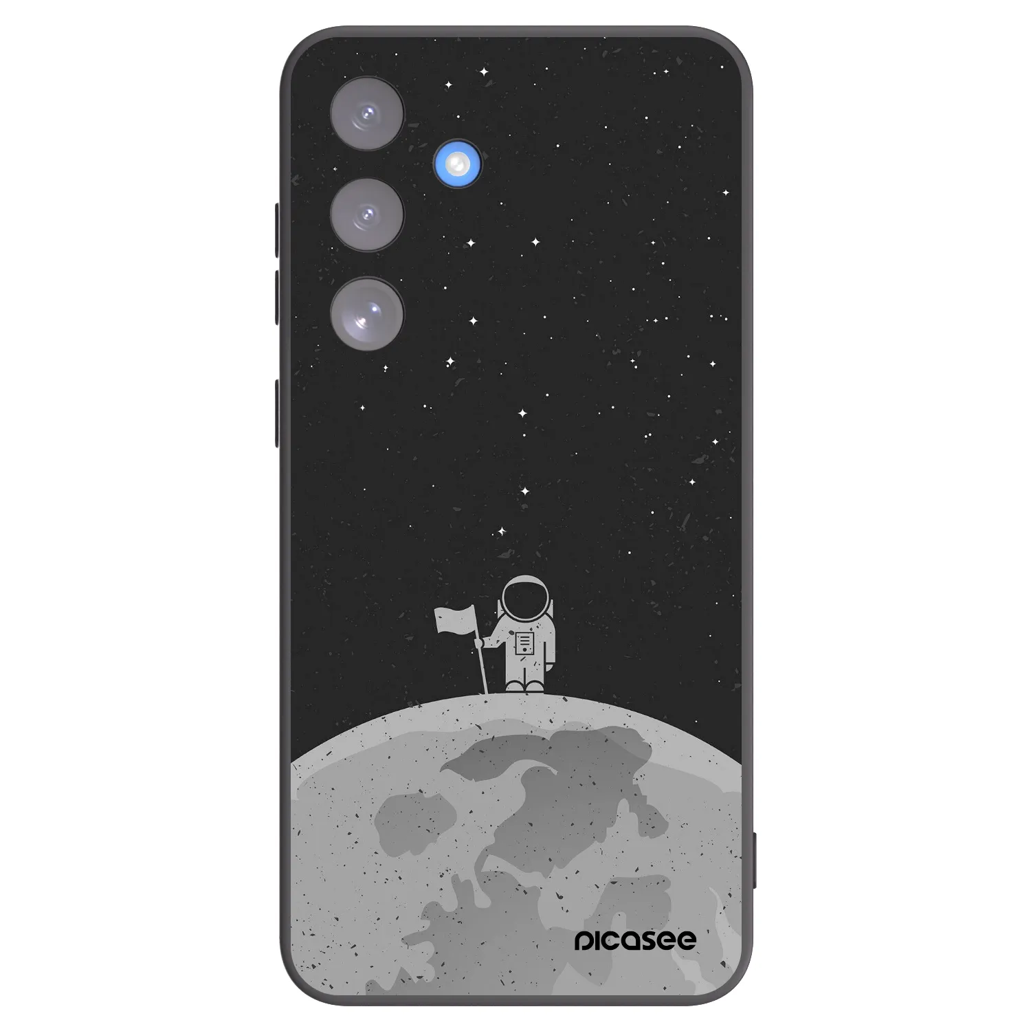 Picasee fekete szilikon tok az alábbi mobiltelefonokra Samsung Galaxy S25 FE 5G - Astronaut