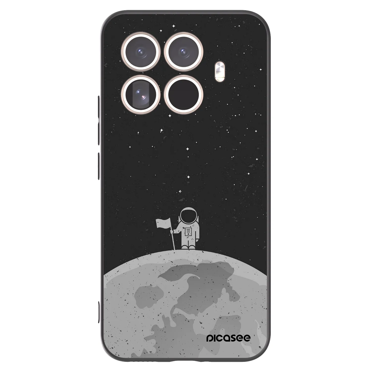 Picasee fekete szilikon tok az alábbi mobiltelefonokra Xiaomi 15T Pro - Astronaut