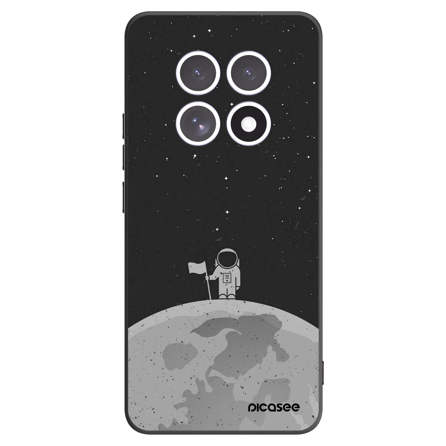 Picasee fekete szilikon tok az alábbi mobiltelefonokra Xiaomi Redmi Note 15 - Astronaut