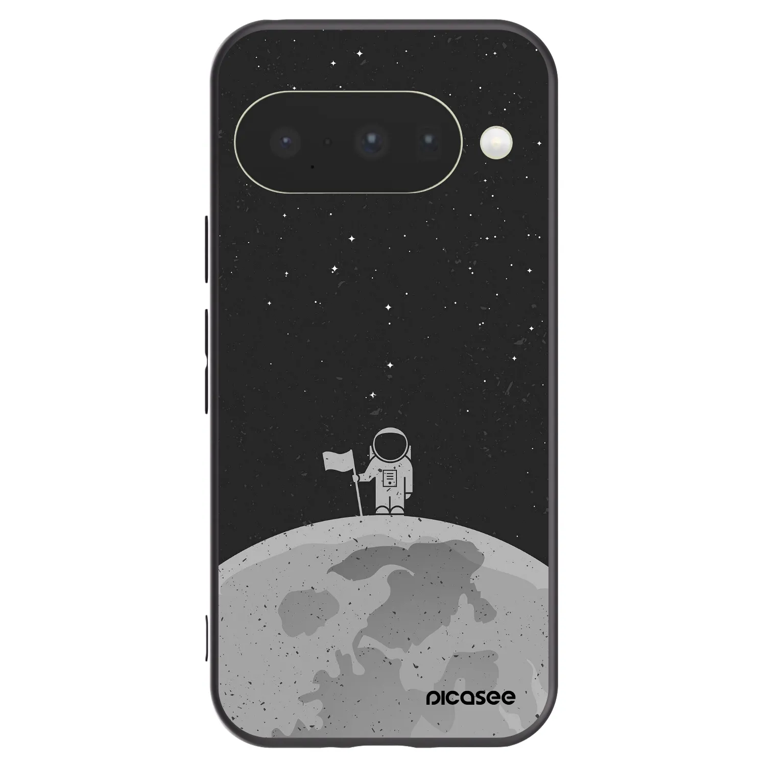 Picasee fekete szilikon tok az alábbi mobiltelefonokra Google Pixel 10 - Astronaut