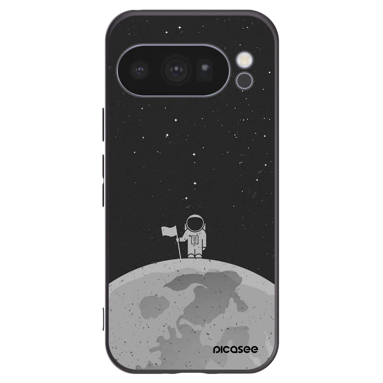 Picasee fekete szilikon tok az alábbi mobiltelefonokra Google Pixel 10 Pro - Astronaut