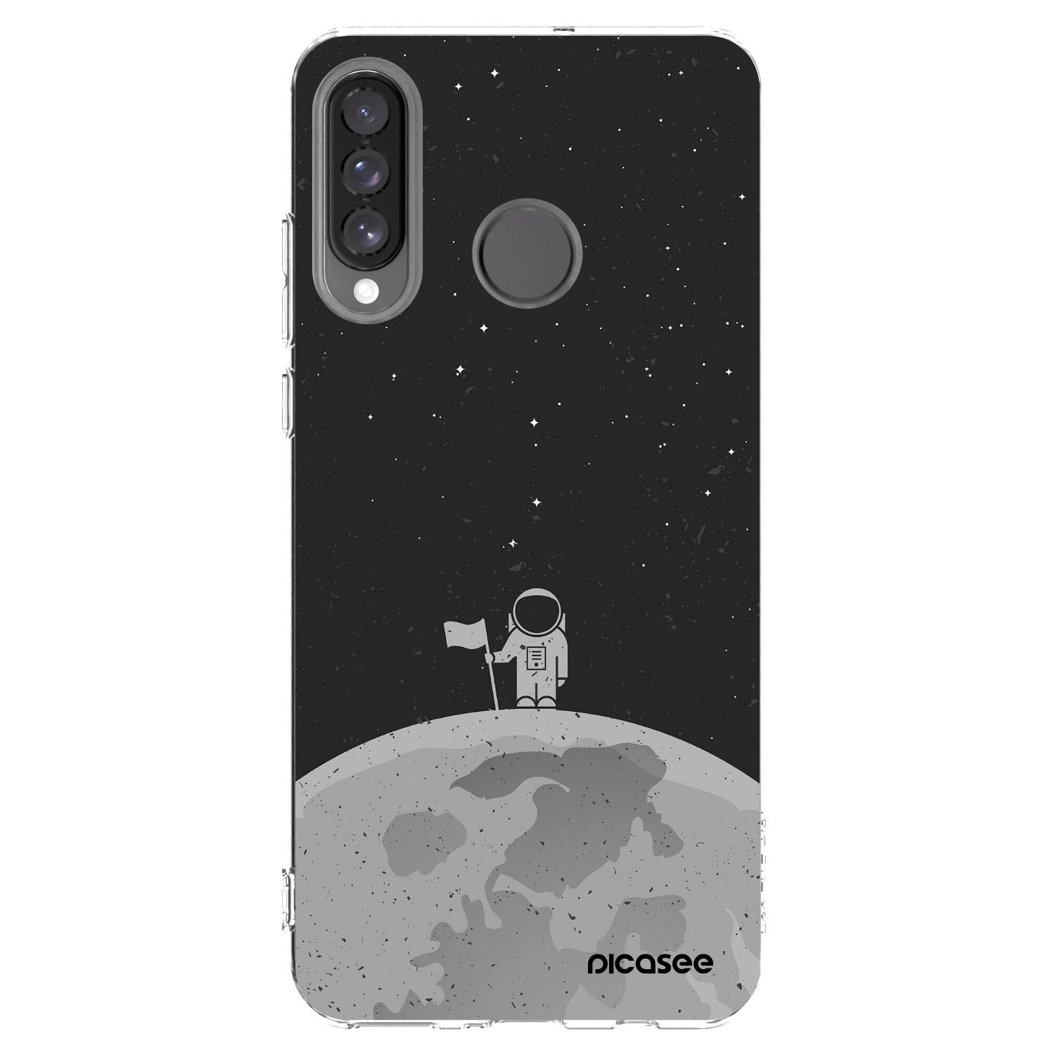 Picasee átlátszó szilikon tok az alábbi mobiltelefonokra Huawei P30 Lite - Astronaut