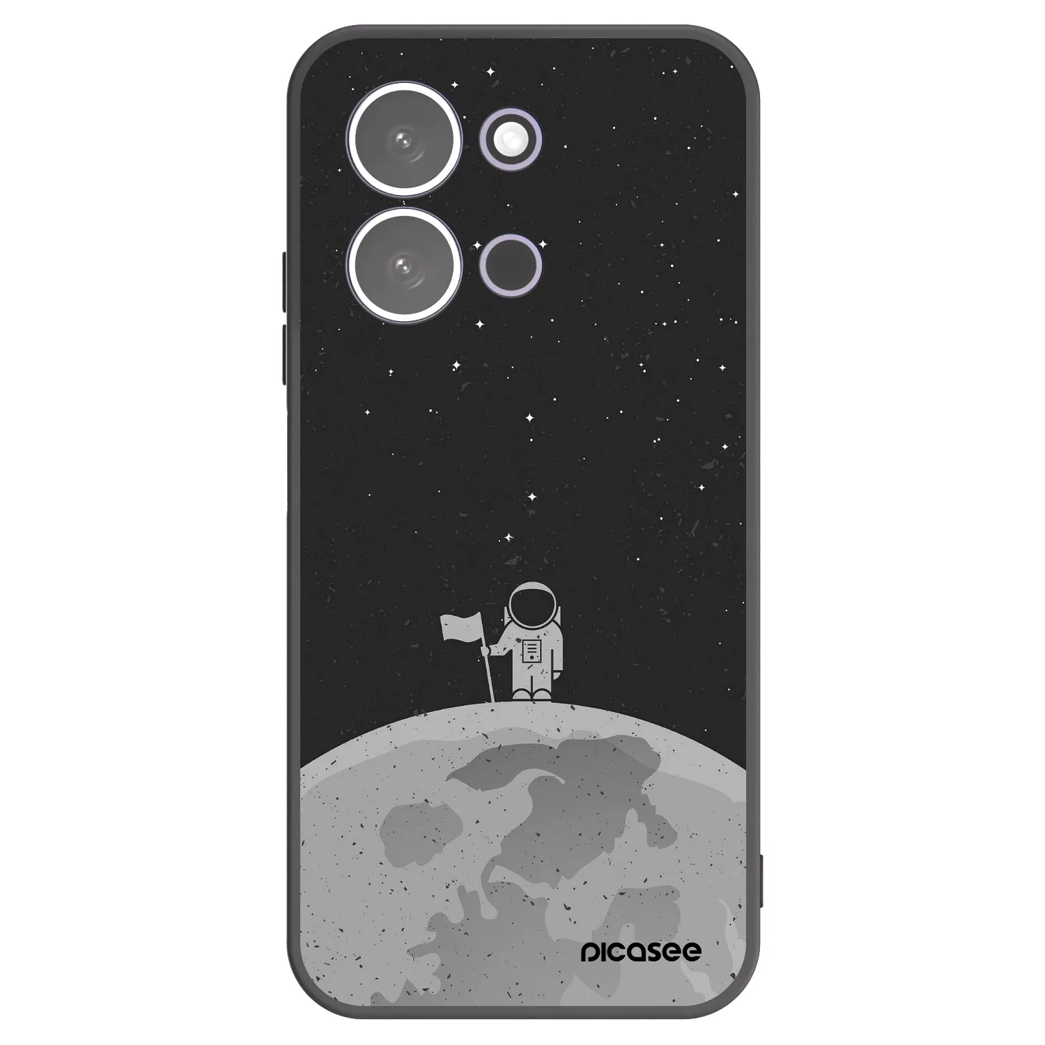 Picasee fekete szilikon tok az alábbi mobiltelefonokra Xiaomi Redmi 15C 5G - Astronaut