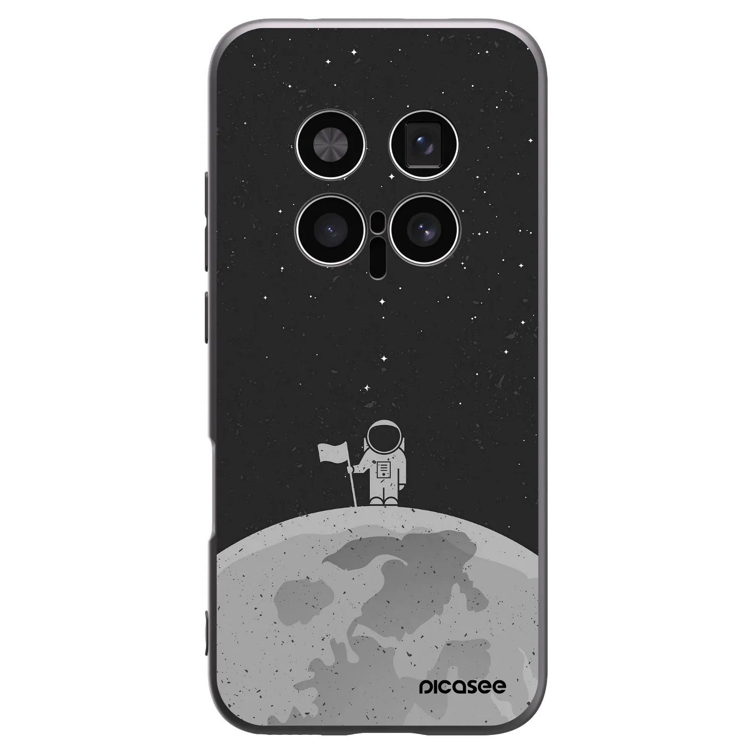 Picasee fekete szilikon tok az alábbi mobiltelefonokra Honor Magic8 Pro 5G - Astronaut