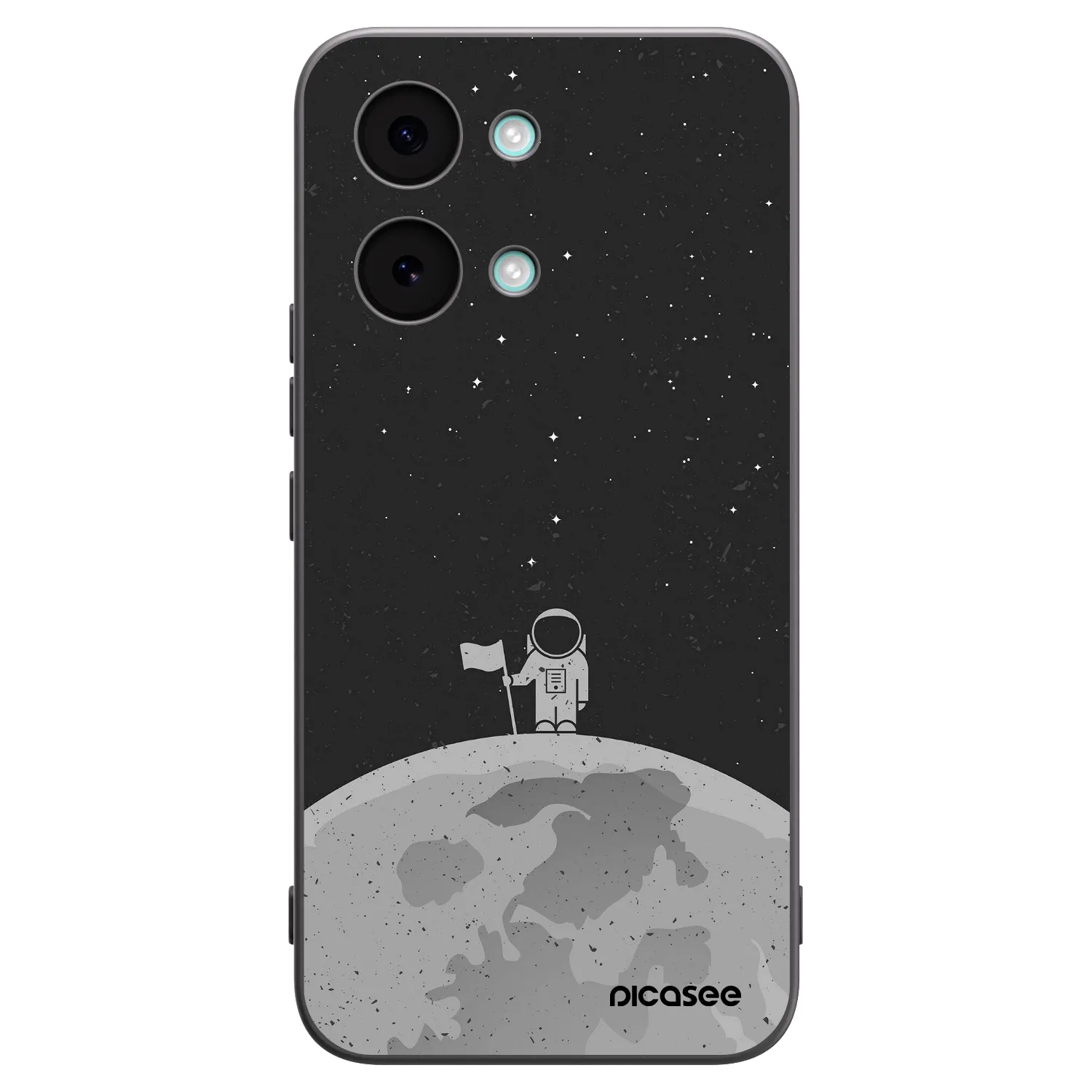 Picasee fekete szilikon tok az alábbi mobiltelefonokra Xiaomi Poco X8 Pro Max - Astronaut