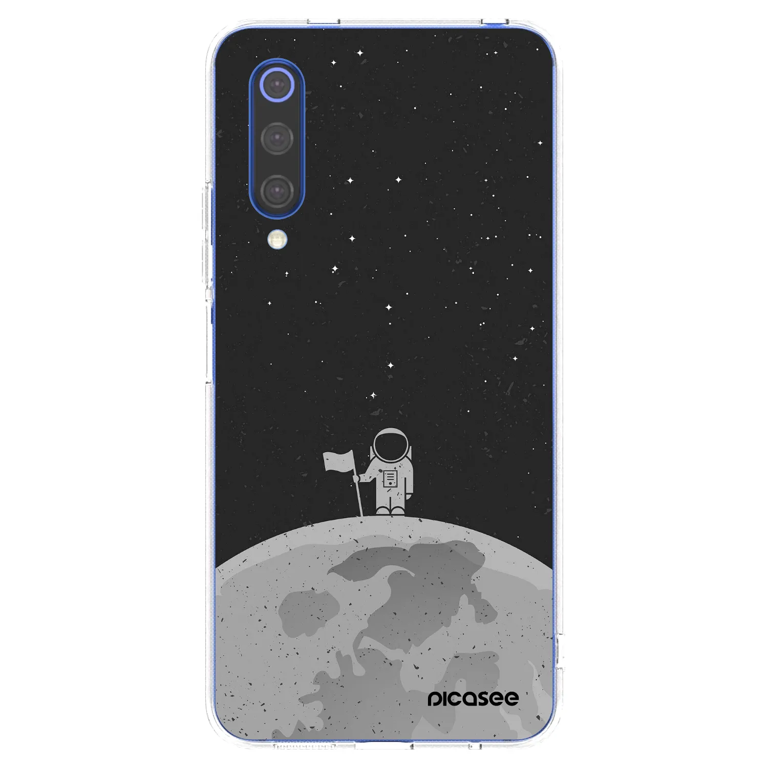 Picasee átlátszó szilikon tok az alábbi mobiltelefonokra Xiaomi Mi 9 SE - Astronaut