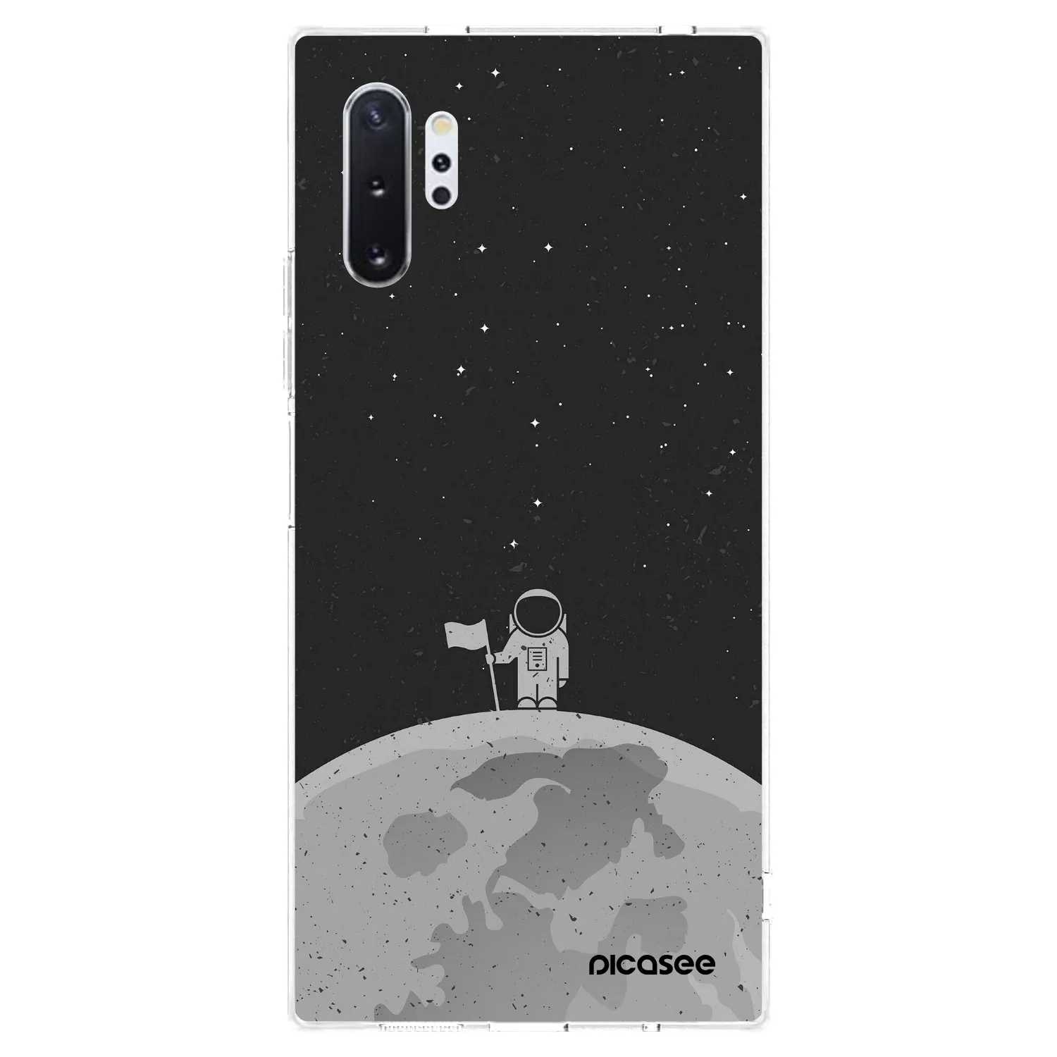 Picasee átlátszó szilikon tok az alábbi mobiltelefonokra Samsung Galaxy Note 10+ N975F - Astronaut