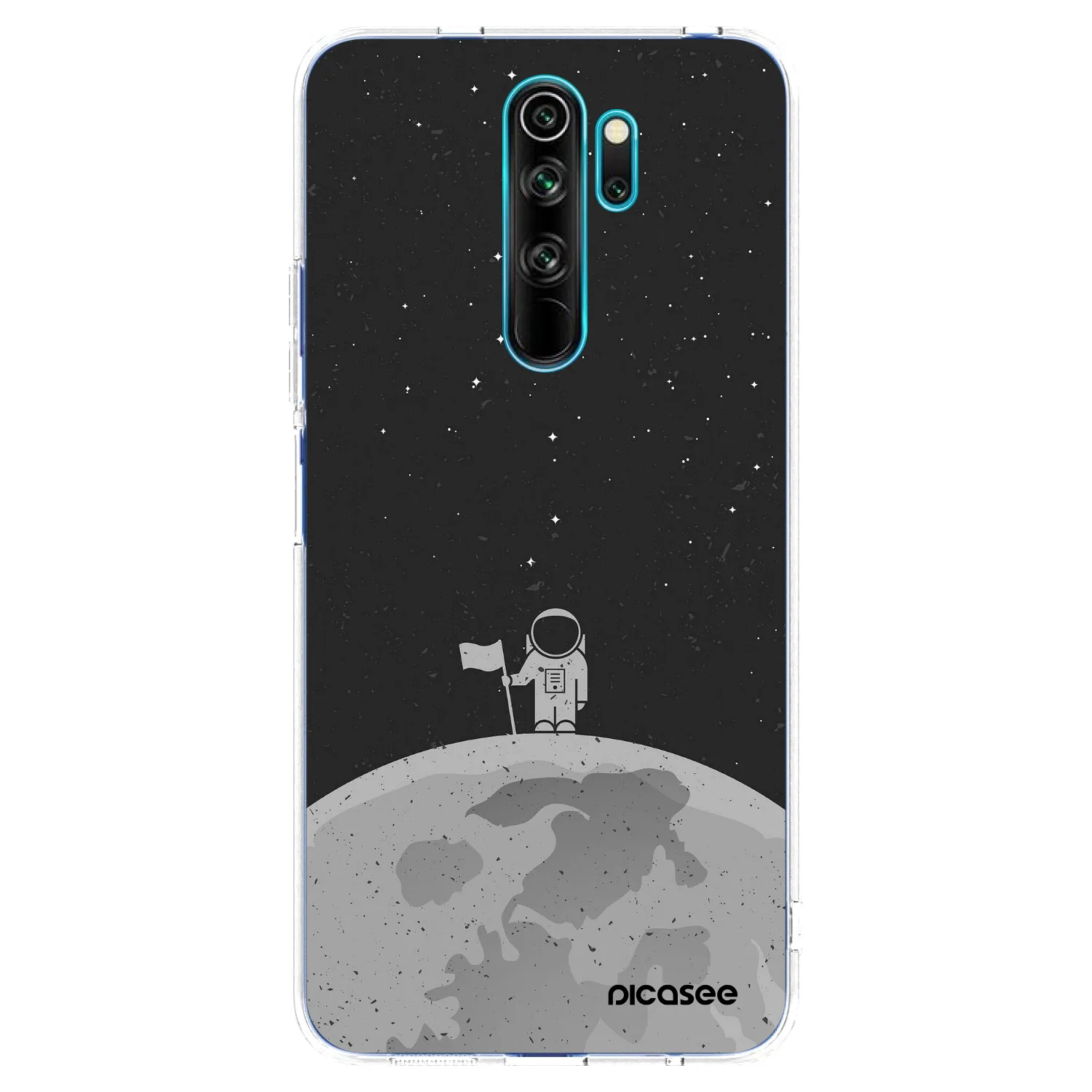Picasee átlátszó szilikon tok az alábbi mobiltelefonokra Xiaomi Redmi Note 8 Pro - Astronaut