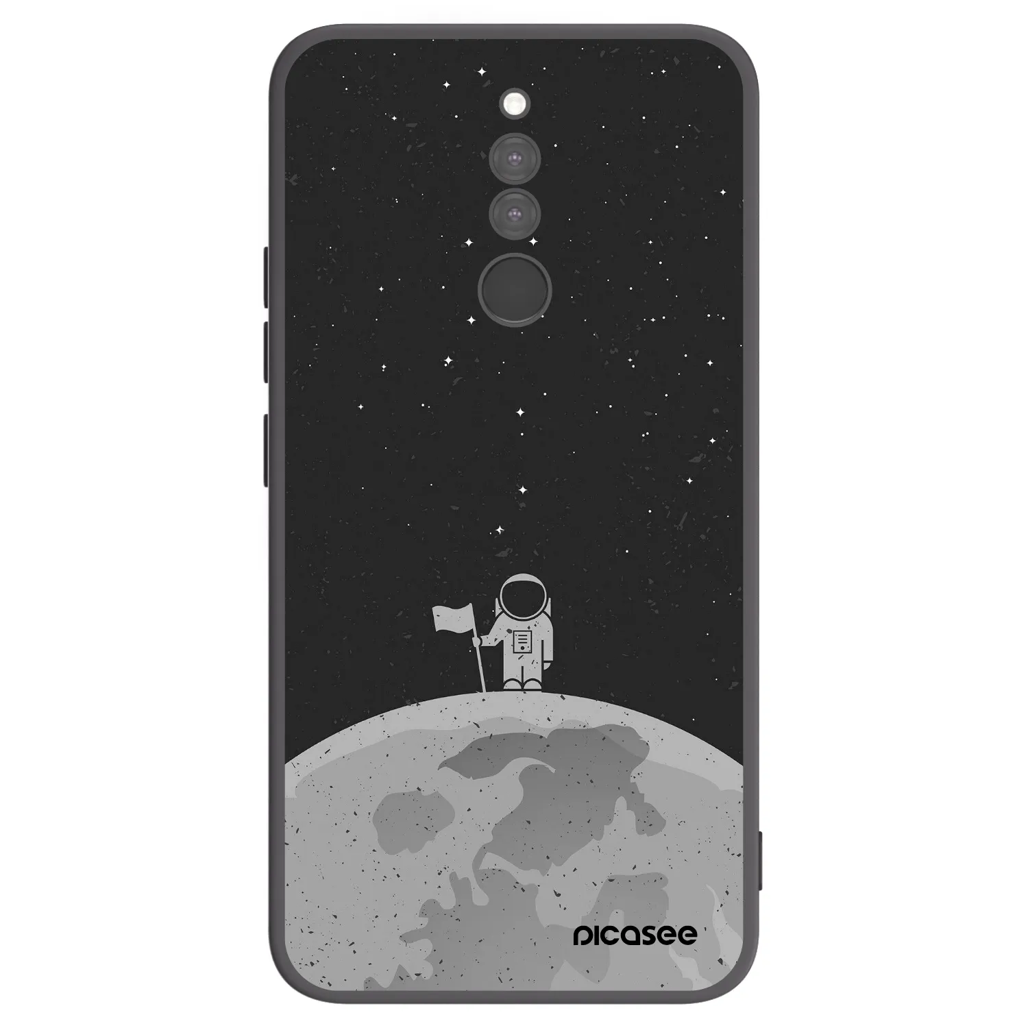 Picasee fekete szilikon tok az alábbi mobiltelefonokra Xiaomi Redmi 8 - Astronaut