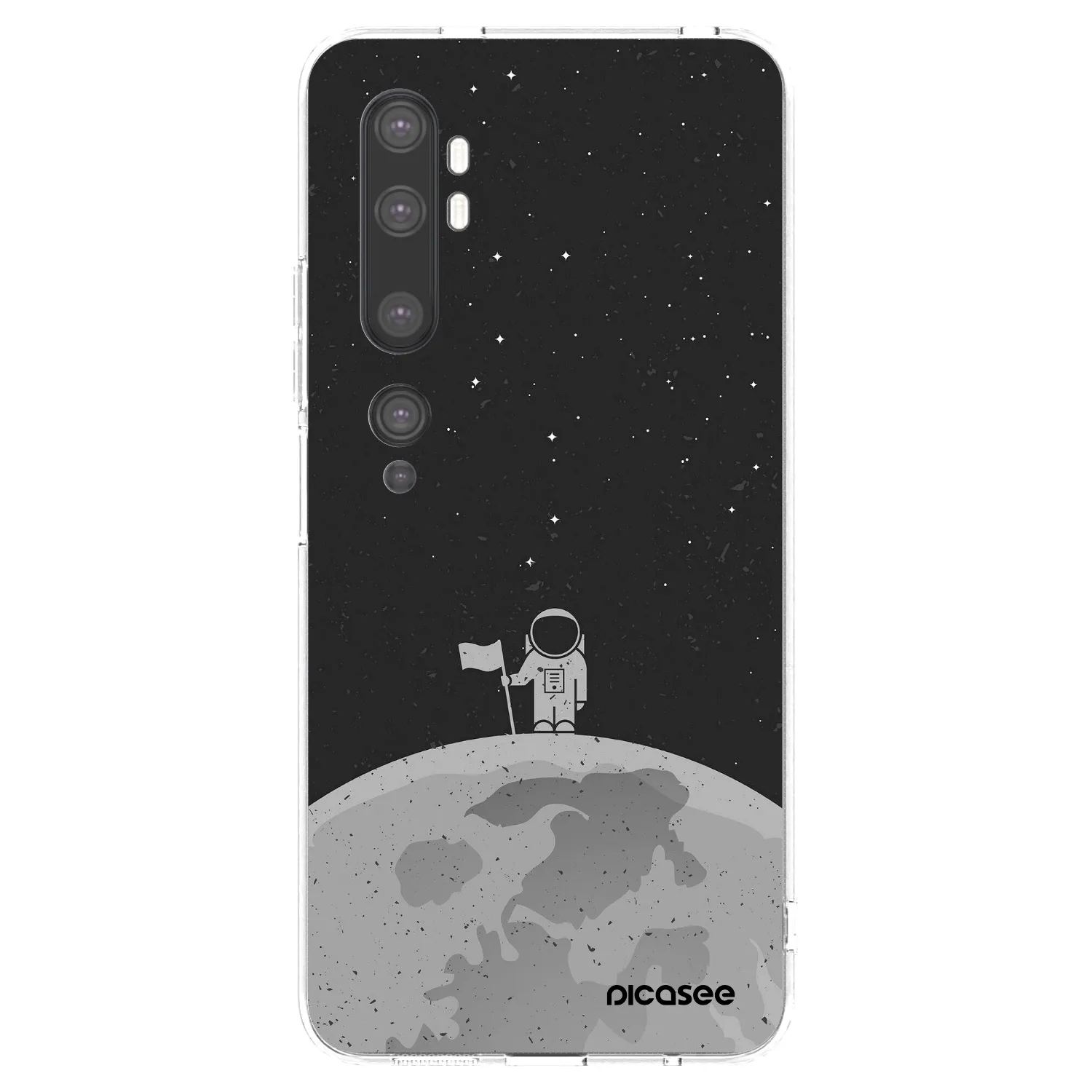 Picasee átlátszó szilikon tok az alábbi mobiltelefonokra Xiaomi Mi Note 10 (Pro) - Astronaut