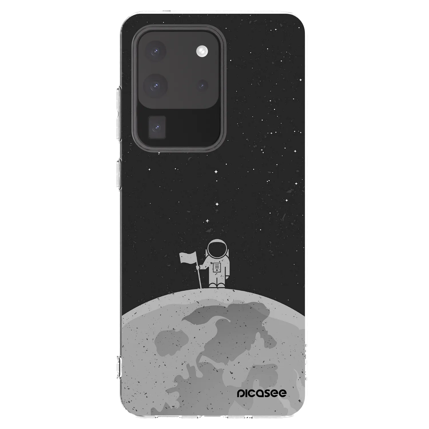 Picasee átlátszó szilikon tok az alábbi mobiltelefonokra Samsung Galaxy S20 Ultra 5G G988F - Astronaut