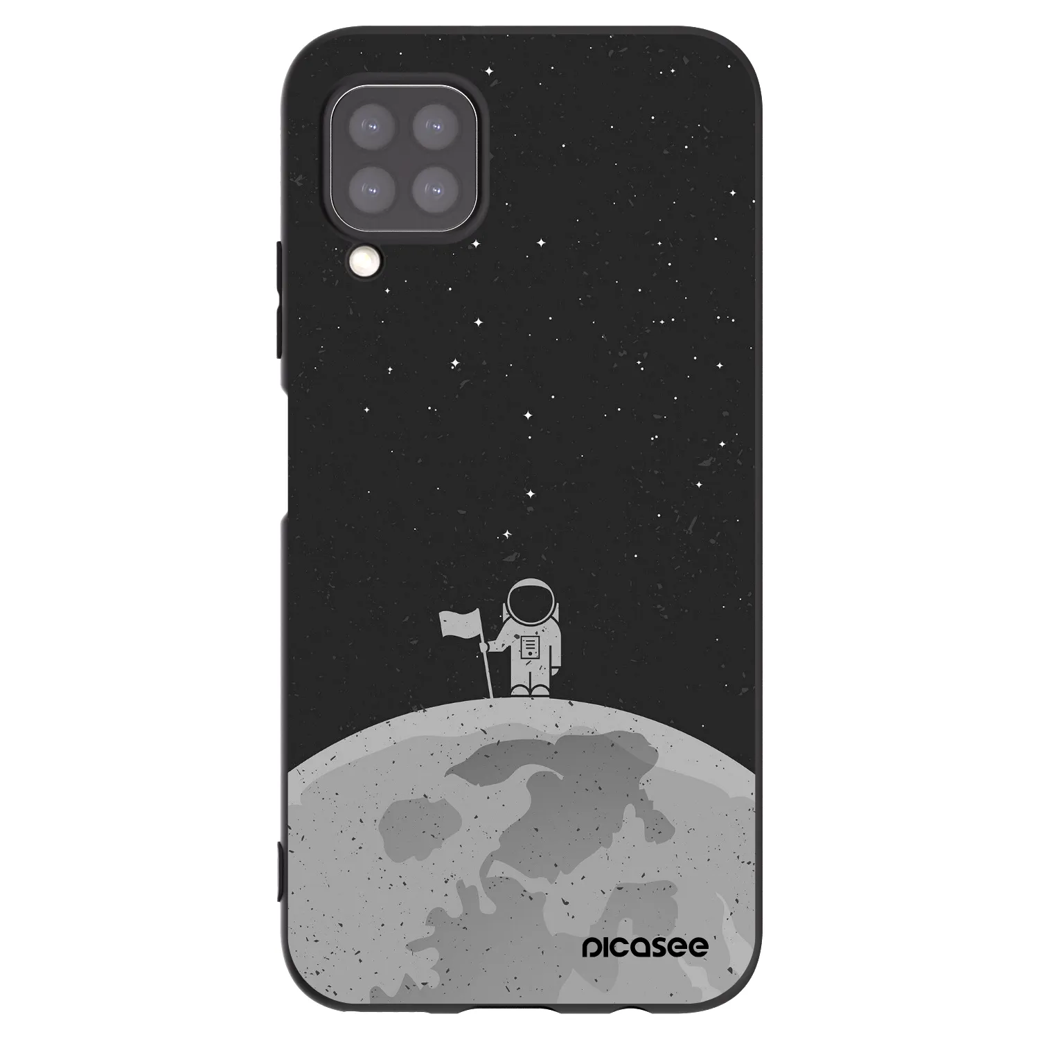 Picasee fekete szilikon tok az alábbi mobiltelefonokra Huawei P40 Lite - Astronaut