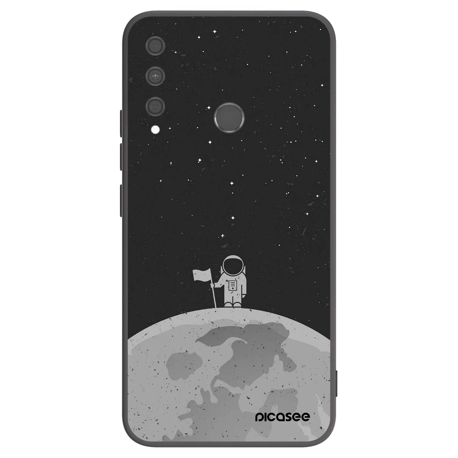 Picasee fekete szilikon tok az alábbi mobiltelefonokra Huawei P40 Lite E - Astronaut