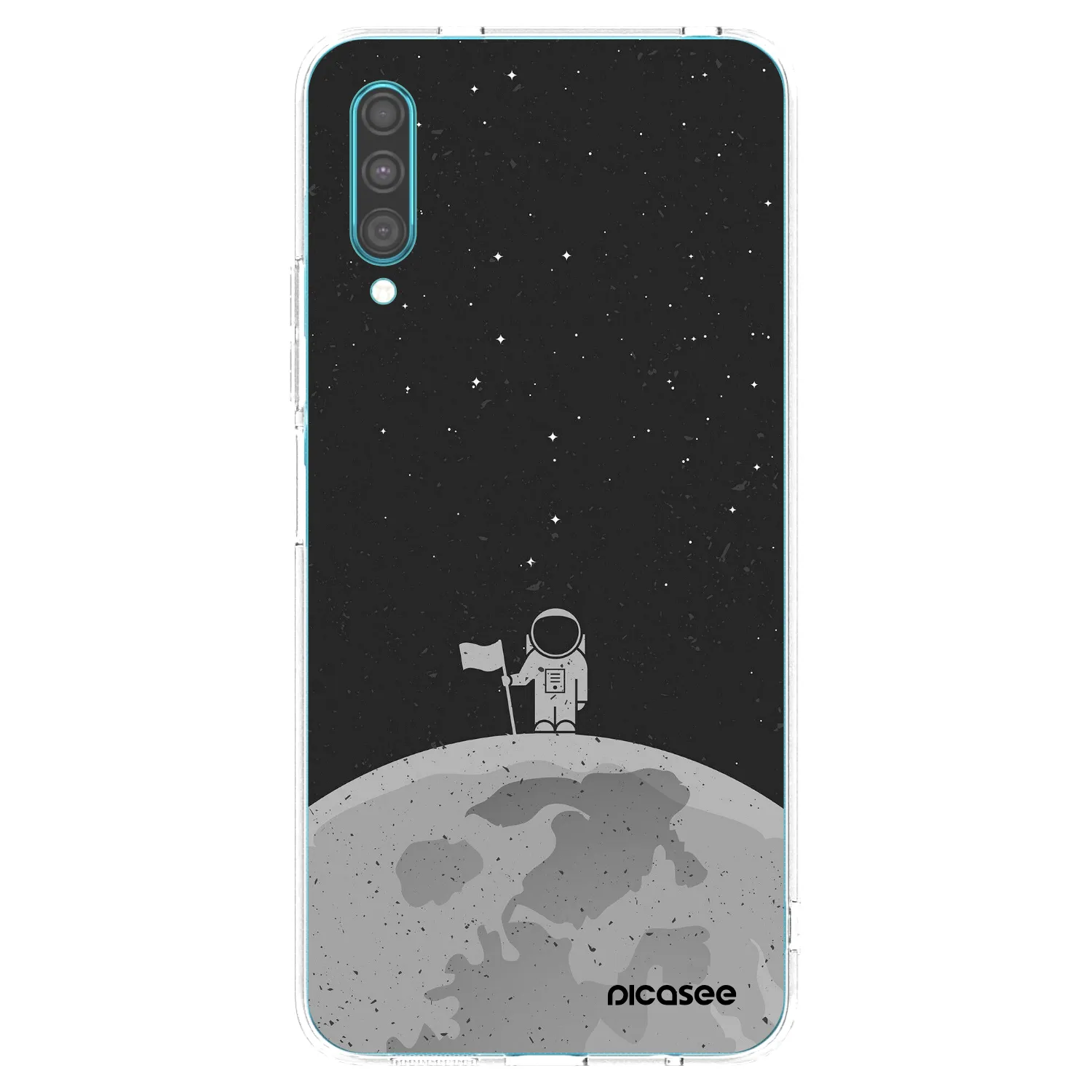 Picasee átlátszó szilikon tok az alábbi mobiltelefonokra Samsung Galaxy A30s A307F - Astronaut
