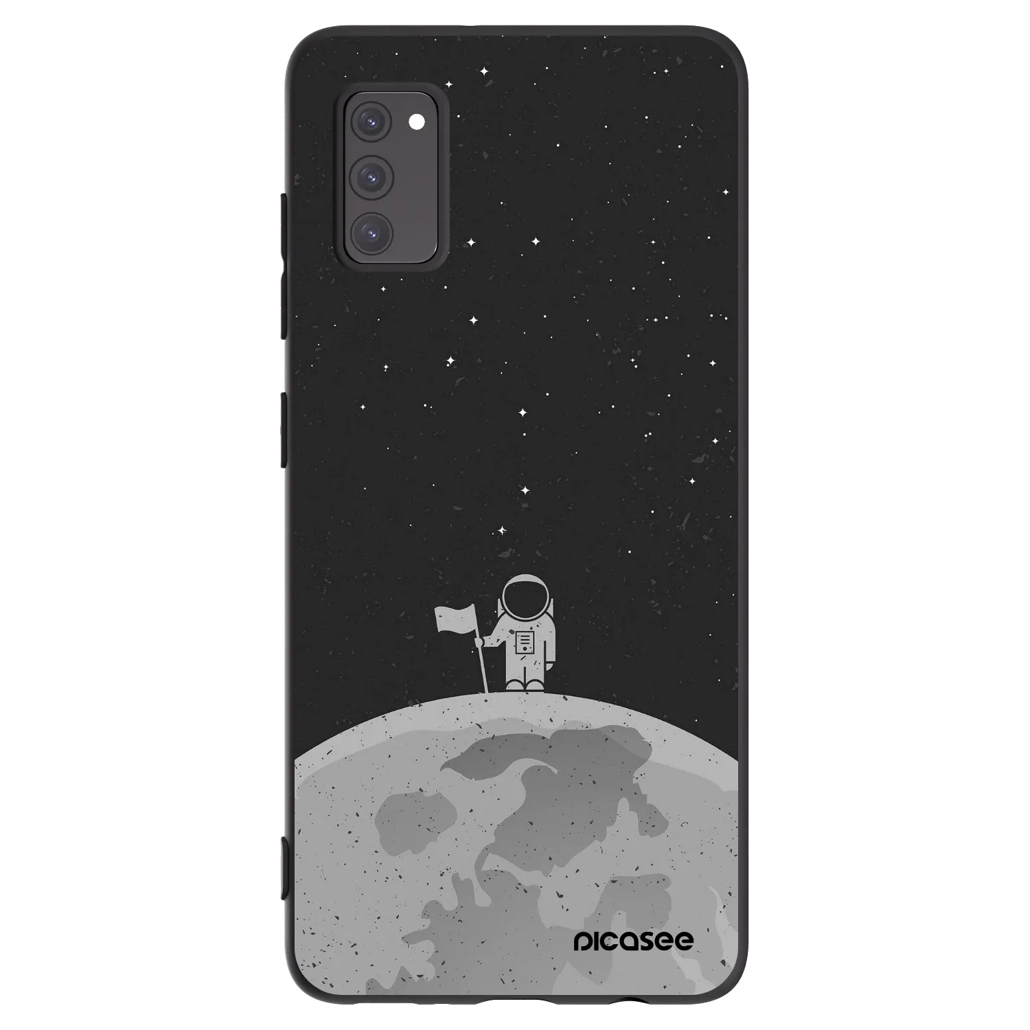 Picasee fekete szilikon tok az alábbi mobiltelefonokra Samsung Galaxy A41 A415F - Astronaut