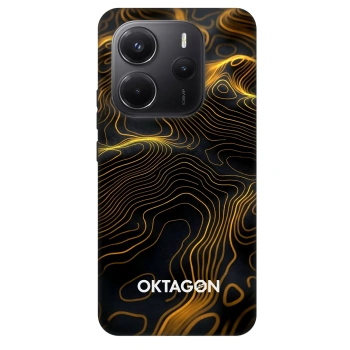 Szilikon tok erre a típusra Xiaomi Redmi Note 14 5G - OKTAGON - Fightflow Abstract