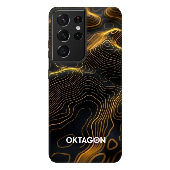 Szilikon tok erre a típusra Samsung Galaxy S21 Ultra 5G G998B - OKTAGON - Fightflow Abstract