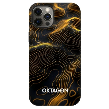 Picasee Fashion Case MagSafe Apple iPhone 12 Pro - OKTAGON - Fightflow Abstract