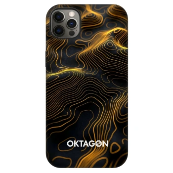 Szilikon tok erre a típusra Apple iPhone 12 Pro Max - OKTAGON - Fightflow Abstract