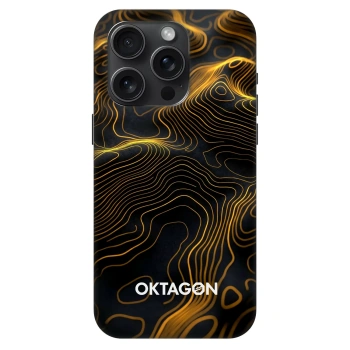 Szilikon tok erre a típusra Apple iPhone 15 Pro - OKTAGON - Fightflow Abstract