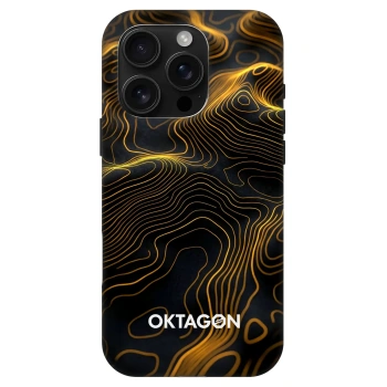 Szilikon tok erre a típusra Apple iPhone 16 Pro - OKTAGON - Fightflow Abstract