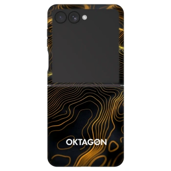 Szilikon tok erre a típusra Samsung Galaxy Z Flip7 5G - OKTAGON - Fightflow Abstract