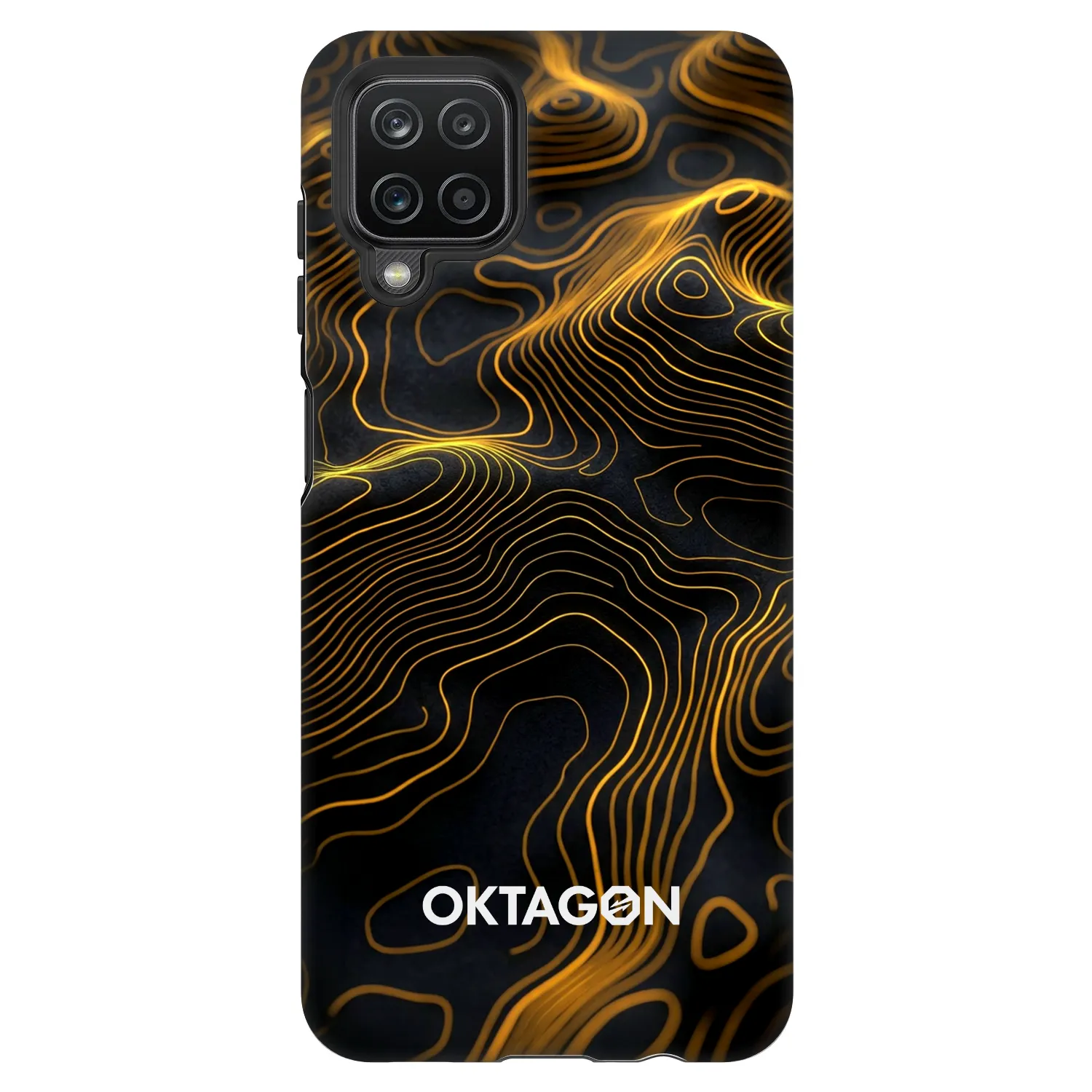Picasee Fashion Case Samsung Galaxy A12 A125F - OKTAGON - Fightflow Abstract
