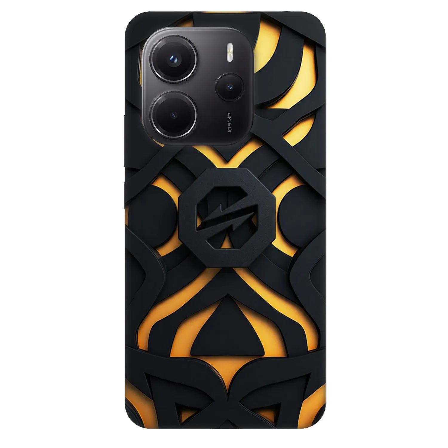 Picasee Fashion Case Xiaomi Redmi Note 14 4G - OKTAGON - Impact Abstract