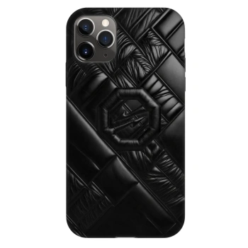 Szilikon tok erre a típusra Apple iPhone 11 Pro - OKTAGON - Puffer Blackout