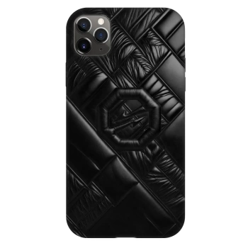 Szilikon tok erre a típusra Apple iPhone 11 Pro Max - OKTAGON - Puffer Blackout