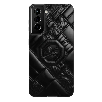 Szilikon tok erre a típusra Samsung Galaxy S21 FE 5G - OKTAGON - Puffer Blackout