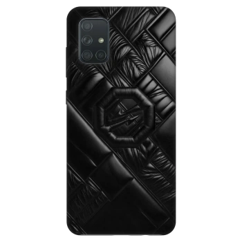 Szilikon tok erre a típusra Samsung Galaxy A71 A715F - OKTAGON - Puffer Blackout