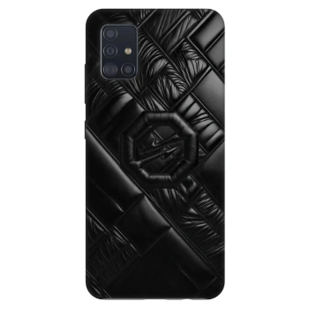 Szilikon tok erre a típusra Samsung Galaxy A51 A515F - OKTAGON - Puffer Blackout