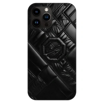 Szilikon tok erre a típusra Apple iPhone 13 Pro Max - OKTAGON - Puffer Blackout