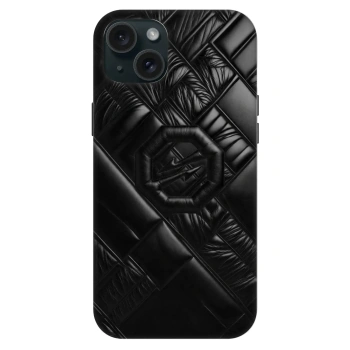 Szilikon tok erre a típusra Apple iPhone 15 Plus - OKTAGON - Puffer Blackout